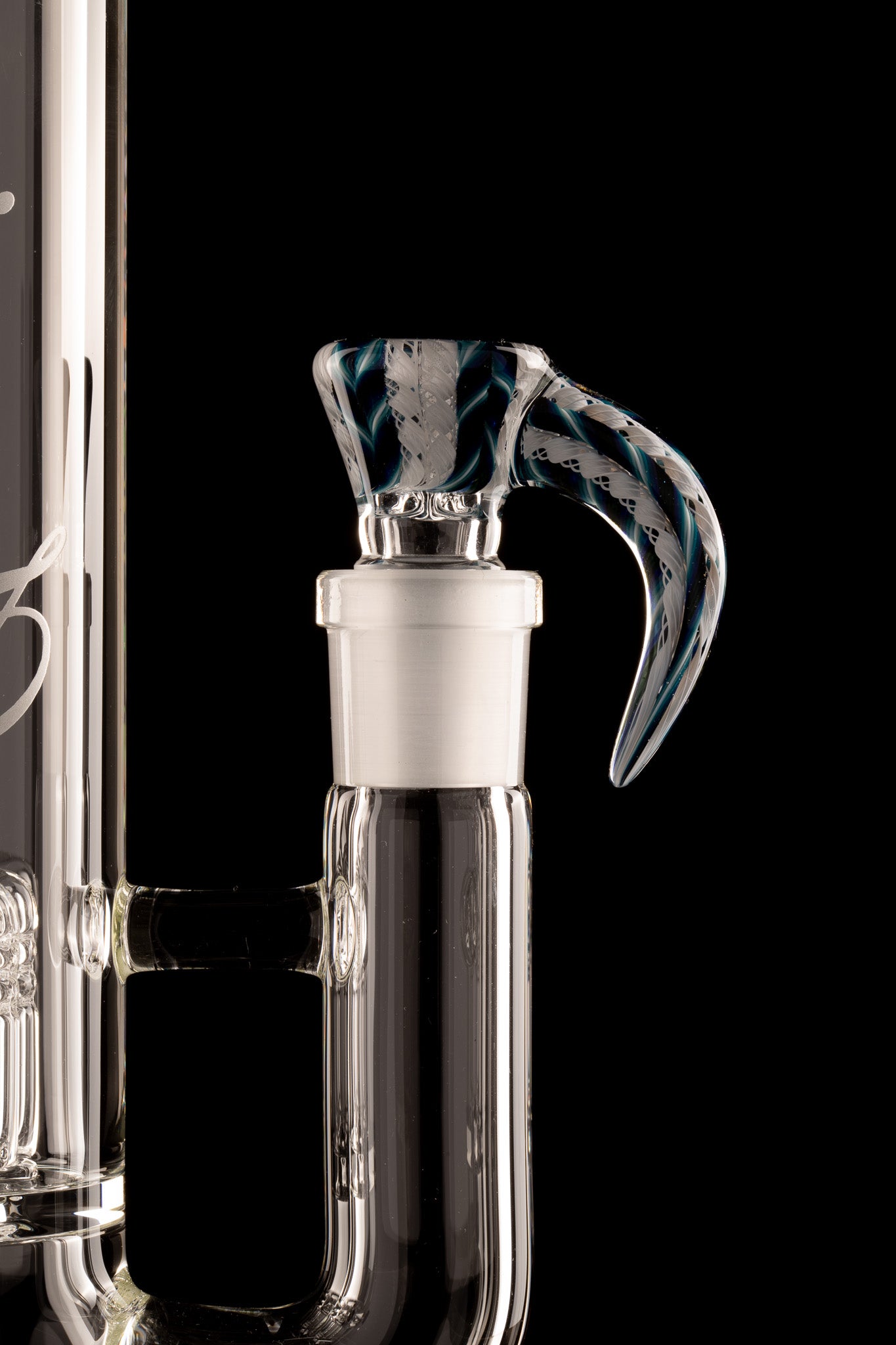 Sovereignty - Clear - Bishop - Inverted 4 w/Zanfirico Booty & Matching FA Zanfirico Slide