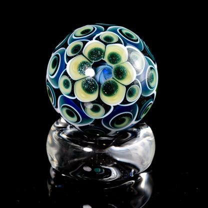 Indo Glass - Large Dot Stack & Wigwag Roller