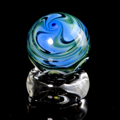 Indo Glass - Large Dot Stack & Wigwag Roller