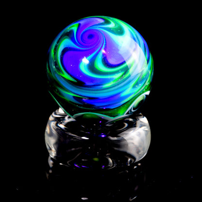 Indo Glass - Large Dot Stack & Wigwag Roller