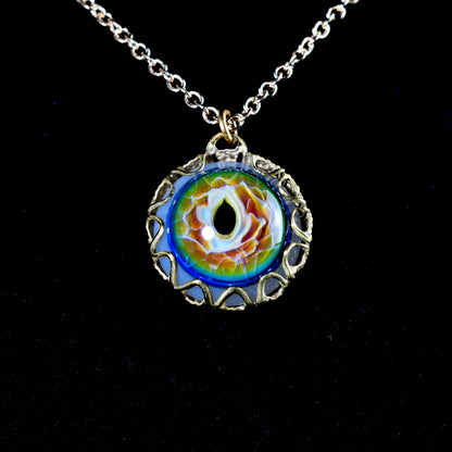 Indo Glass x Just Pake - Eye Pendants W/ Setting - 1