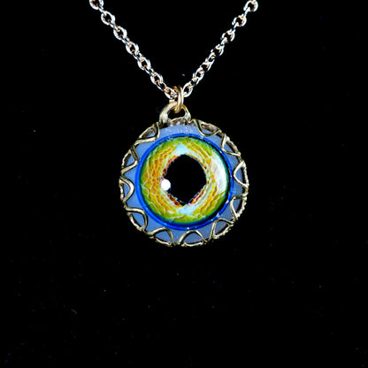 Indo Glass x Just Pake - Eye Pendants W/ Setting - 2