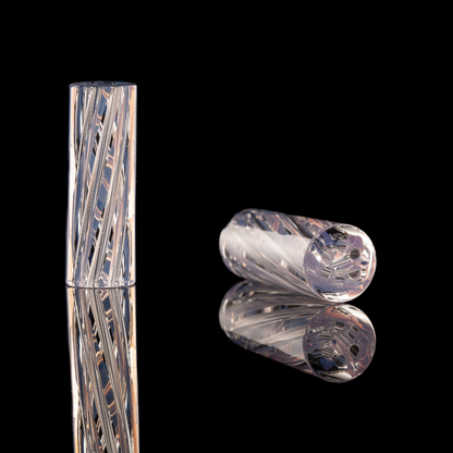 Kitty Meow Glass - 6 Hole Joint Tip - 10mm x 30mm - Purple
