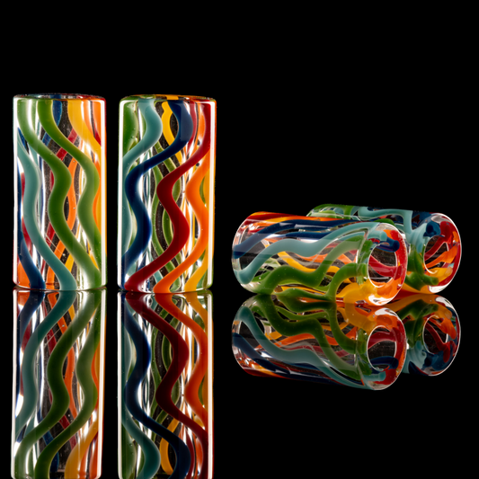 Kitty Meow Glass - Wig Wag Bead Set (2 Pack) - 3