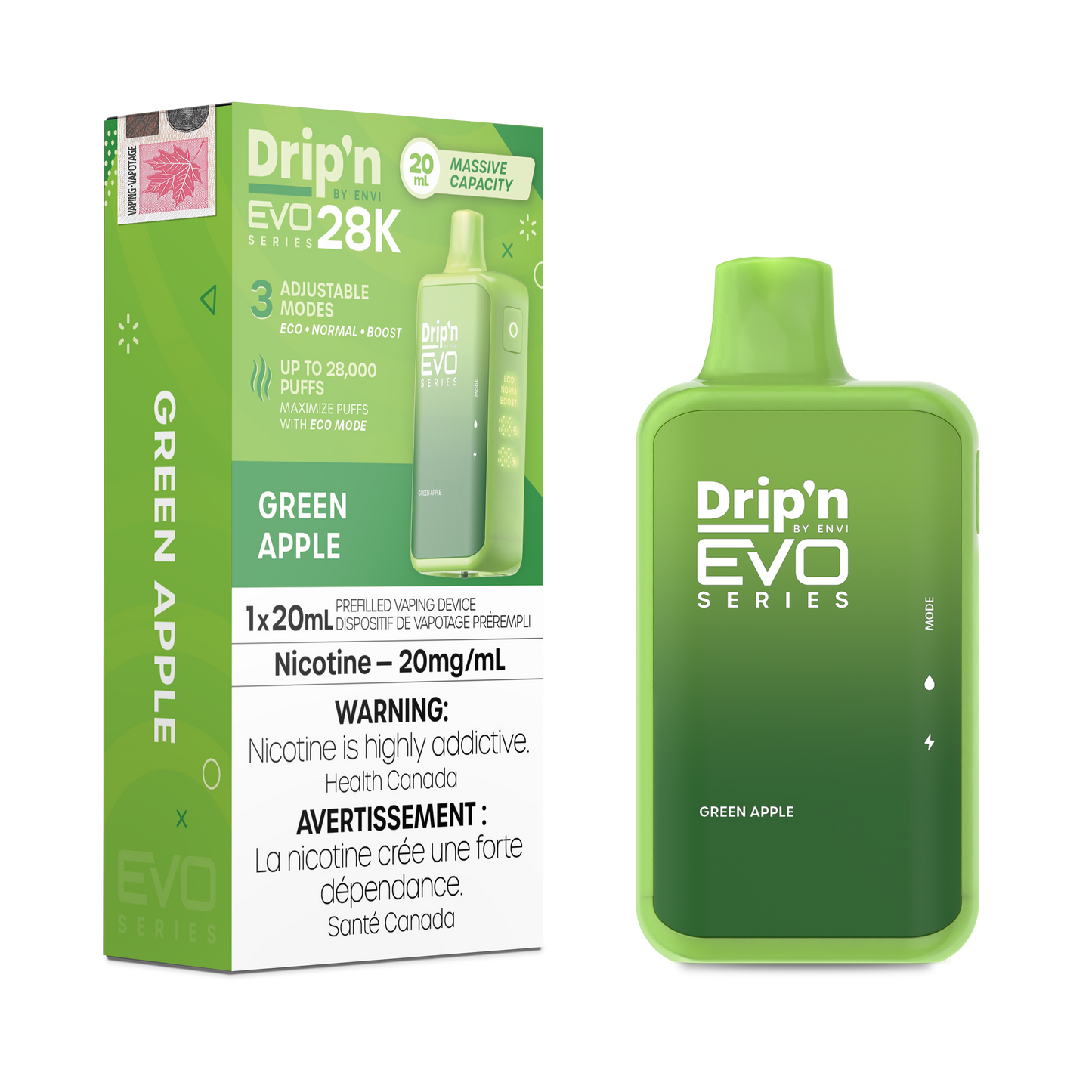 Drip'n EVO 28K - Green Apple [MB]