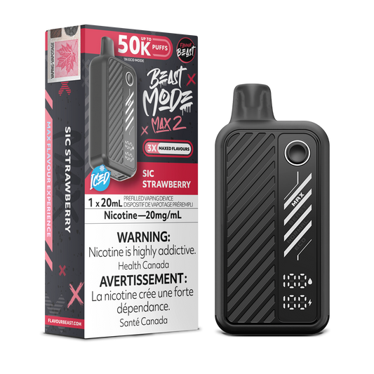 Flavour Beast Beast Mode Max 2 - Sic Strawberry [MB]
