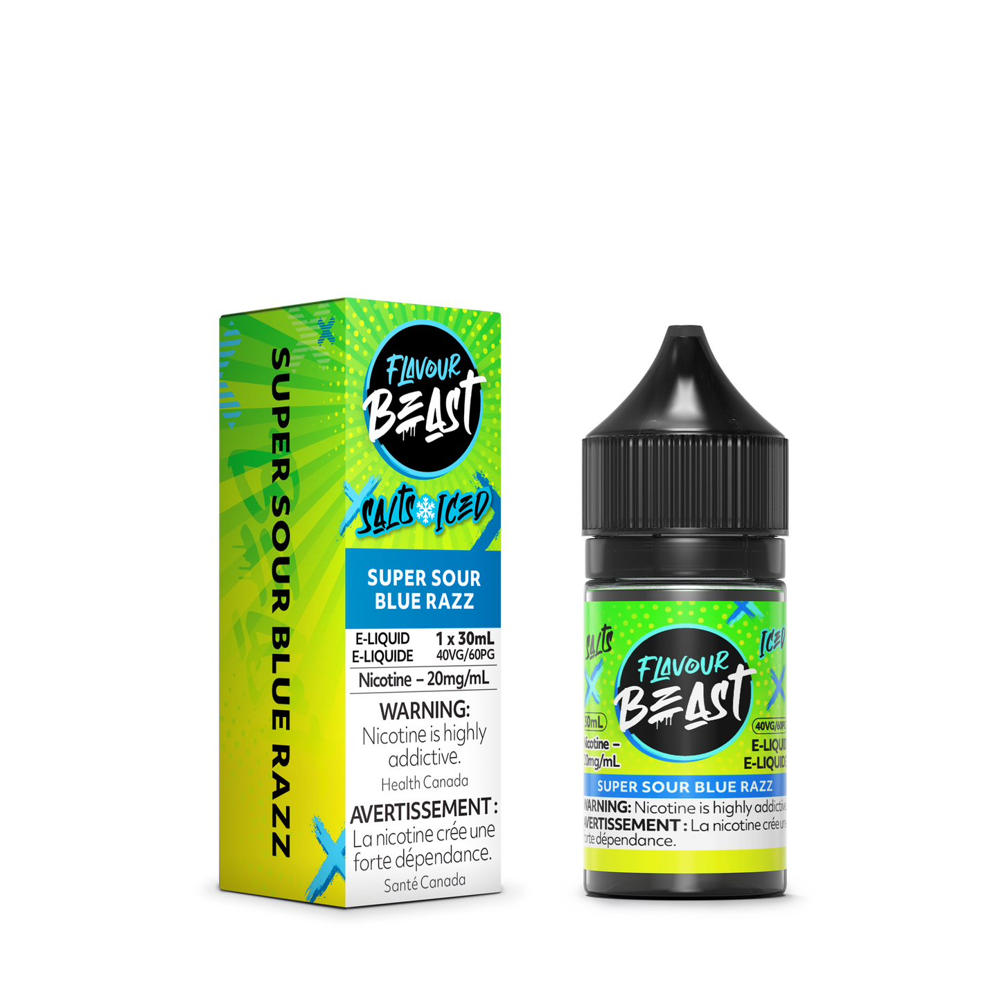 Flavour Beast E-Liquid - Super Sour Blue Razz [MB]