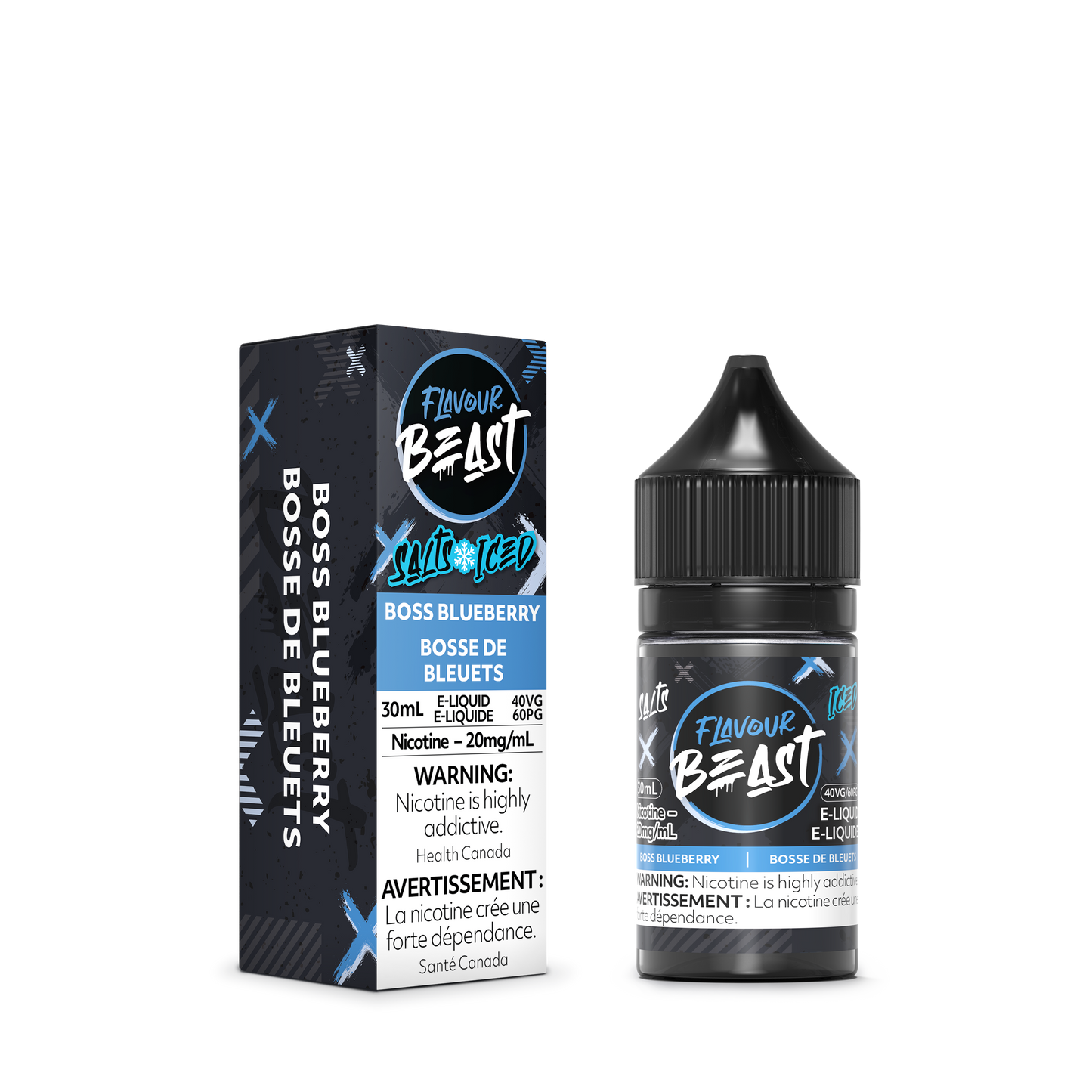Flavour Beast E-Liquid - Boss Blueberry Iced [MB]