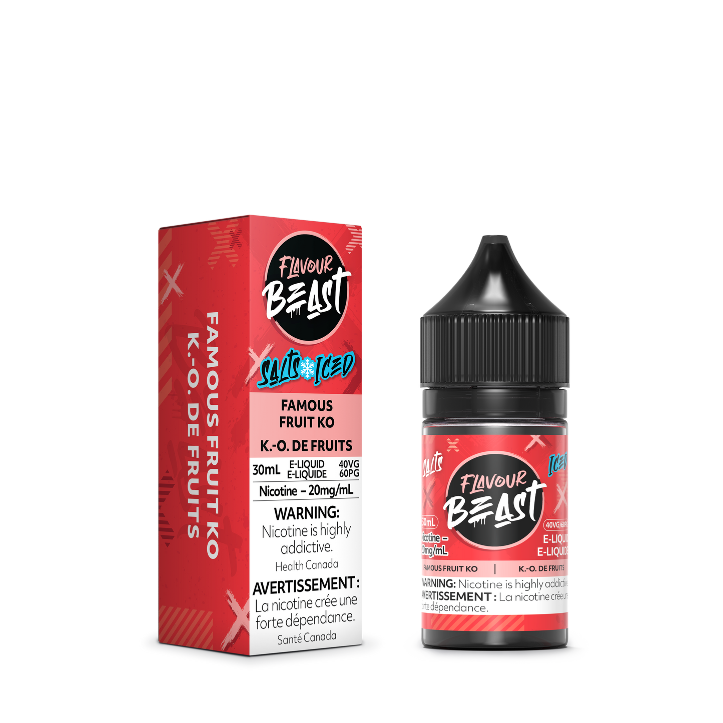 Flavour Beast E-Liquid - Famous Fruit KO Iced [MB]