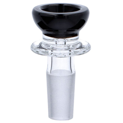 Colour Accented 14mm 1 Hole Bowl W/ Ring Handle