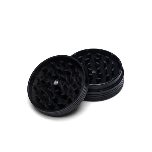 Space Case - Large Black 2-Piece Titanium Grinder