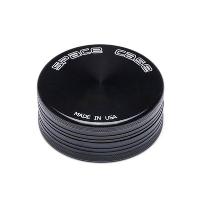 Space Case - Large Black 2-Piece Titanium Grinder