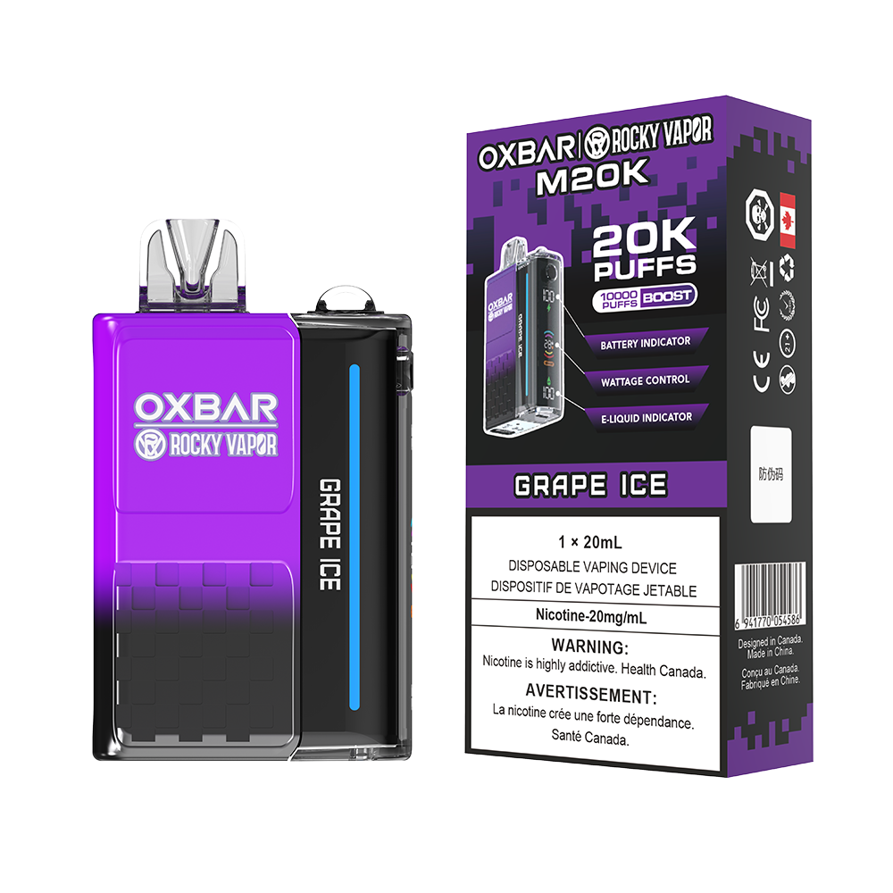 OXBAR M20K - Grape Ice [FED] / 20 mg / 20 mL