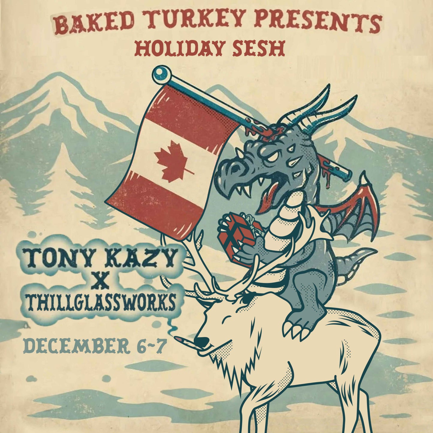 Tony Kazy x Thill Holiday Sesh Ticket
