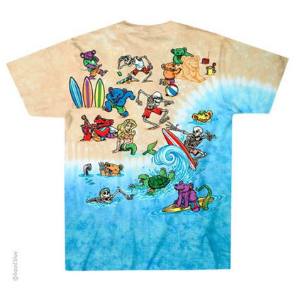 Liquid Blue - Grateful Dead - Surf Tie-Dye T-Shirt