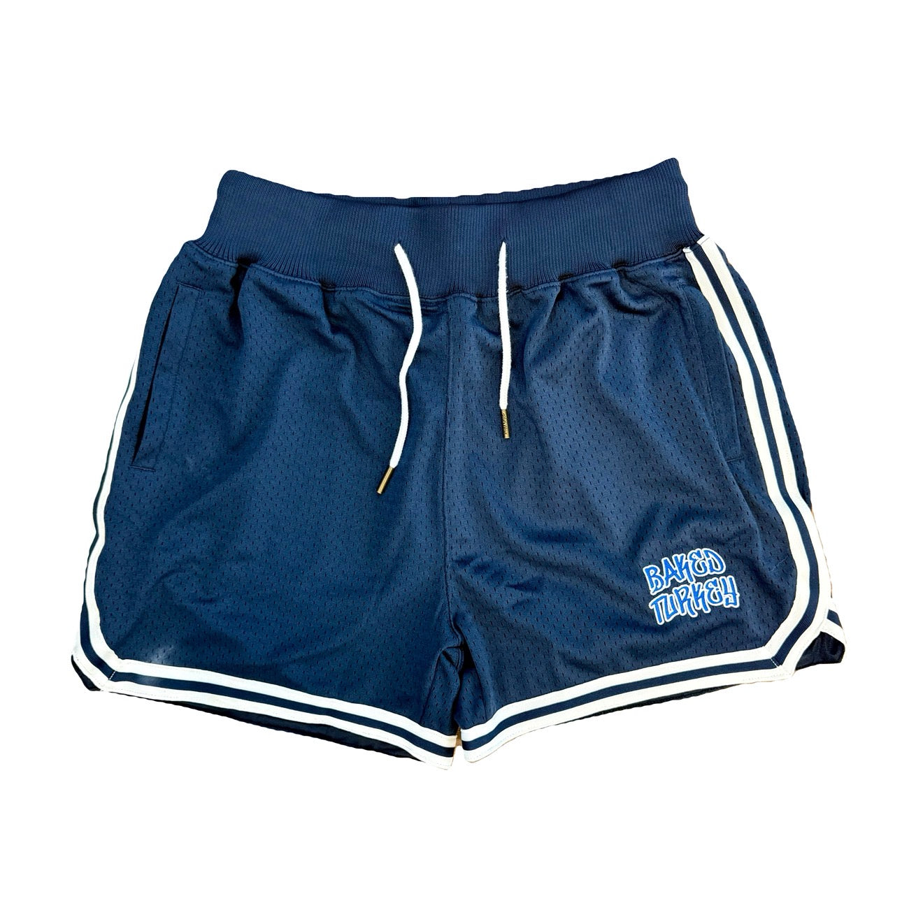 Baked Goods - Embroidered Handstyle Logo Premium Basketball Shorts