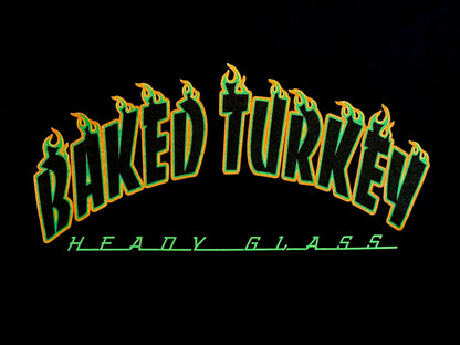 Baked Goods - Black Flames T-Shirt