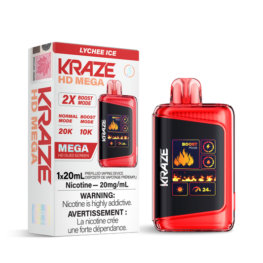 Kraze HD Mega - Lychee Ice [MB]