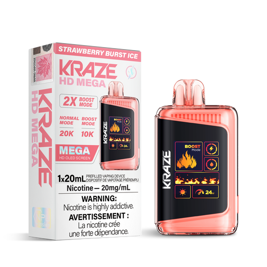 Kraze HD Mega - Strawberry Burst Ice [MB]