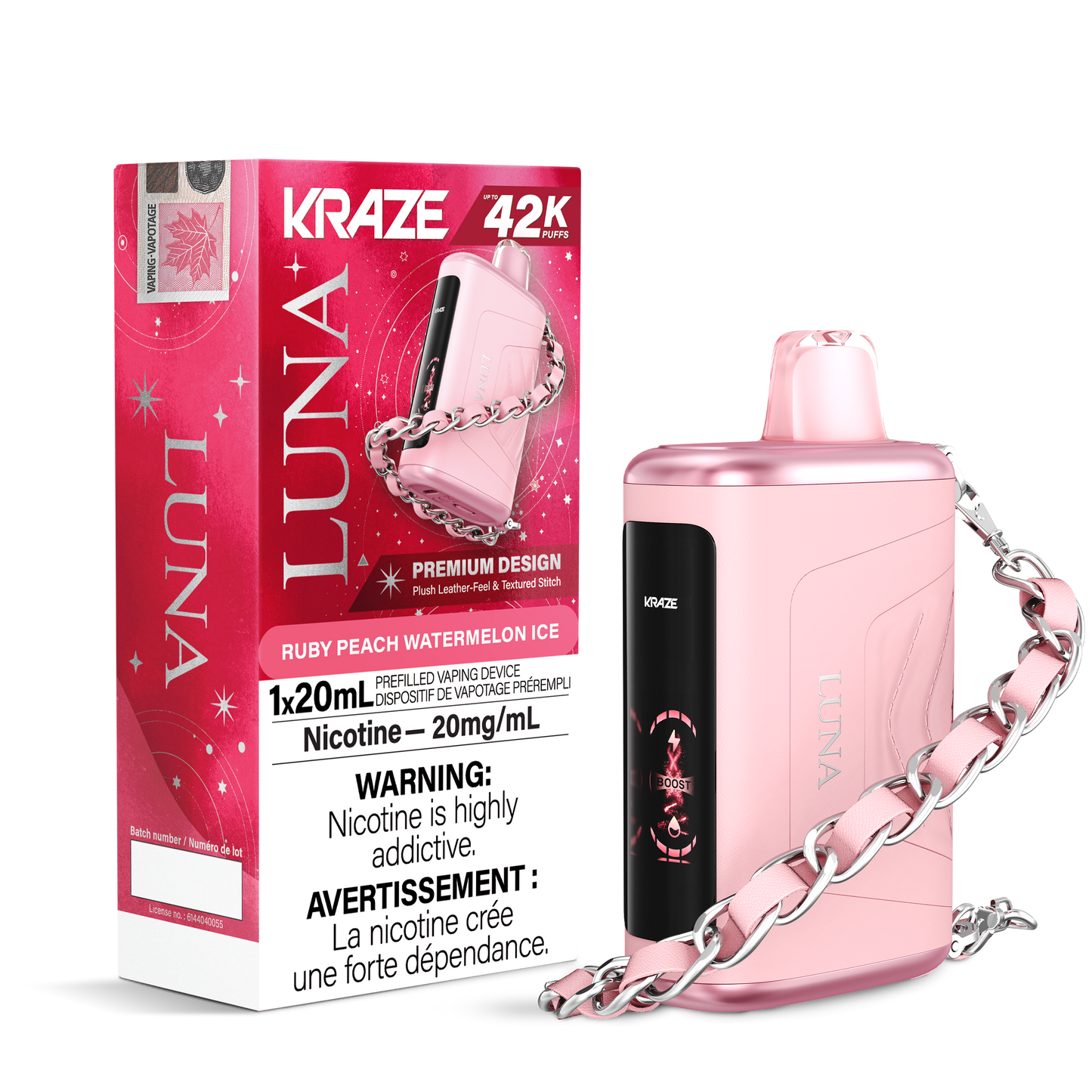 Kraze Luna - Ruby Peach Watermelon Ice [MB]