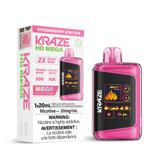 Kraze HD Mega - Strawberry Kiwi Ice [MB]