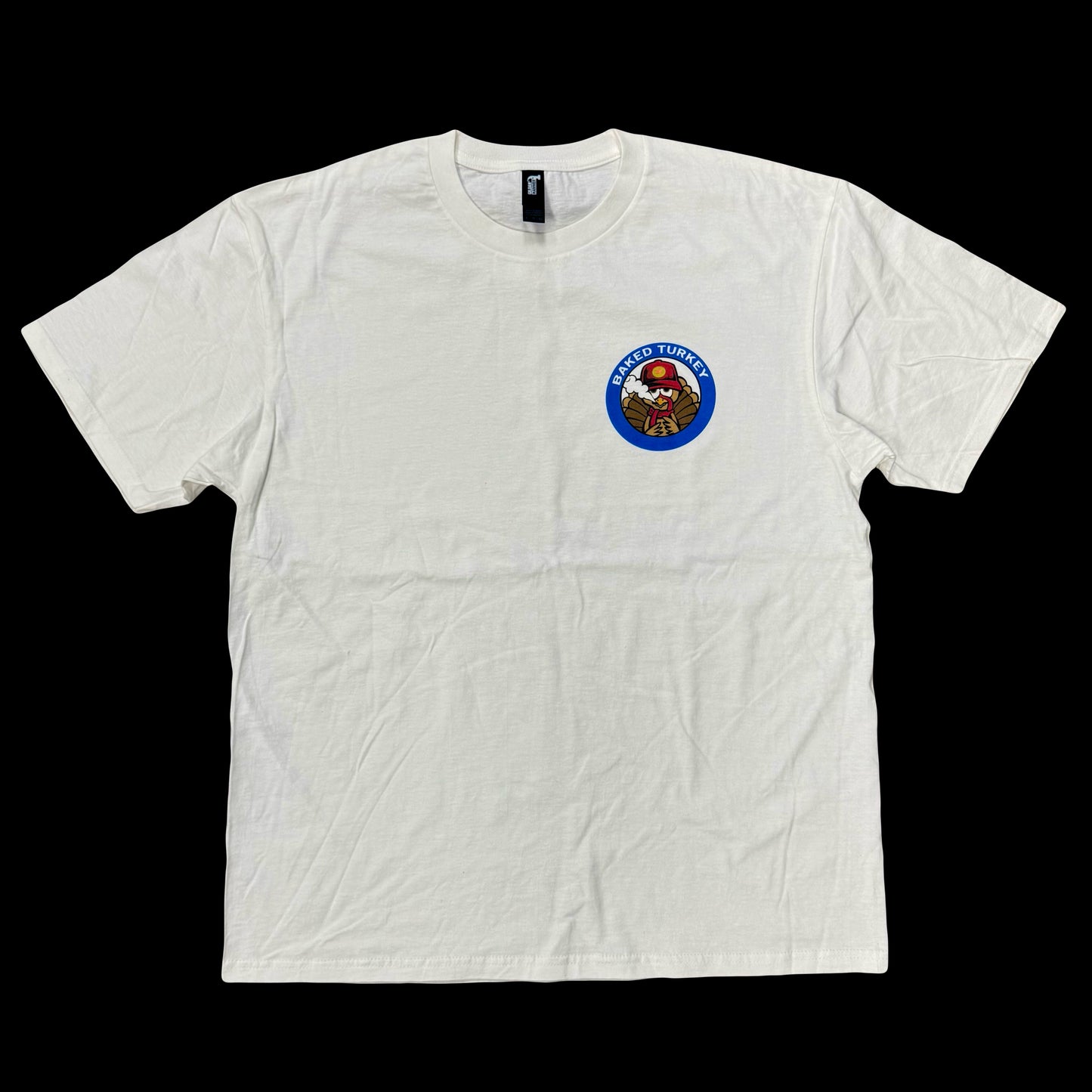 Baked Goods - White Baked Turkey Logo T-Shirt - Unisex
