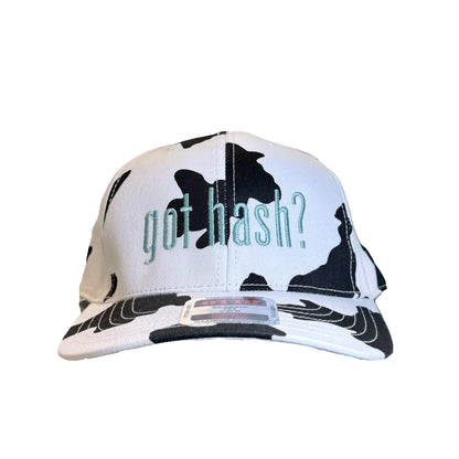 Baked Goods - "Got Hash?" Cow Print Hat