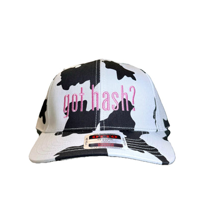 Baked Goods - "Got Hash?" Cow Print Hat