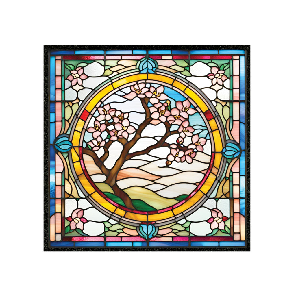 Mood Mats - Stained Flower 8"