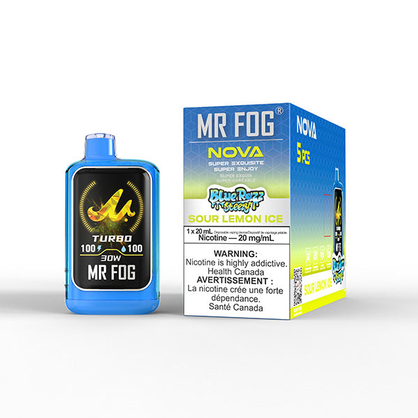Mr Fog NOVA - Blue Razz Steezy Sour Lemon Ice [MB]