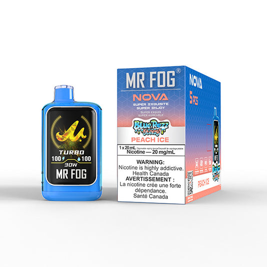 Mr Fog NOVA - Blue Razz Steezy Peach Ice [MB]