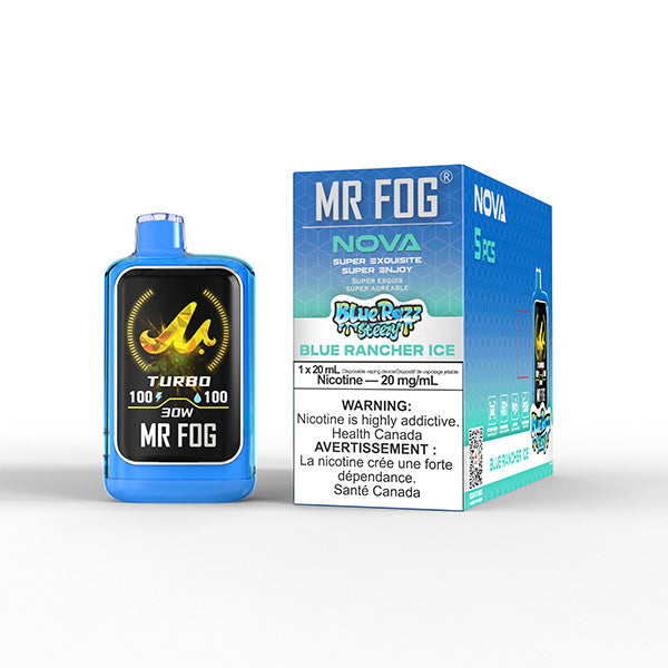 Mr Fog NOVA - Blue Razz Steezy Blue Rancher Ice [MB]
