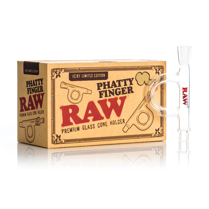 Raw - 12mm Phatty Finger Glass Cone Holder
