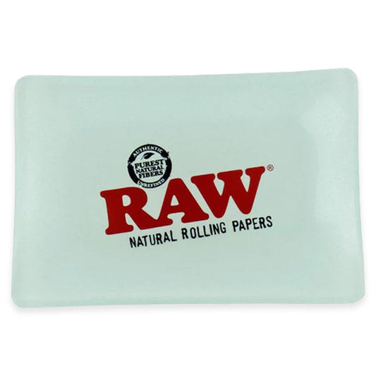 Raw - Frosted Glass Rolling Tray 5x7
