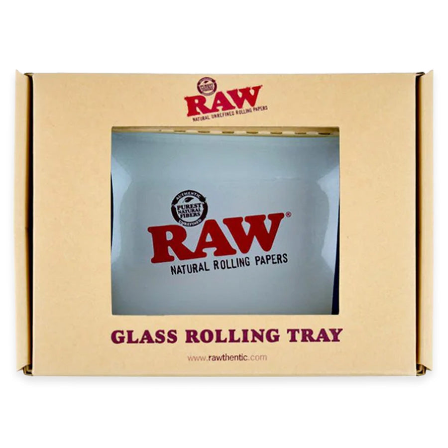 Raw - Frosted Glass Rolling Tray 5x7