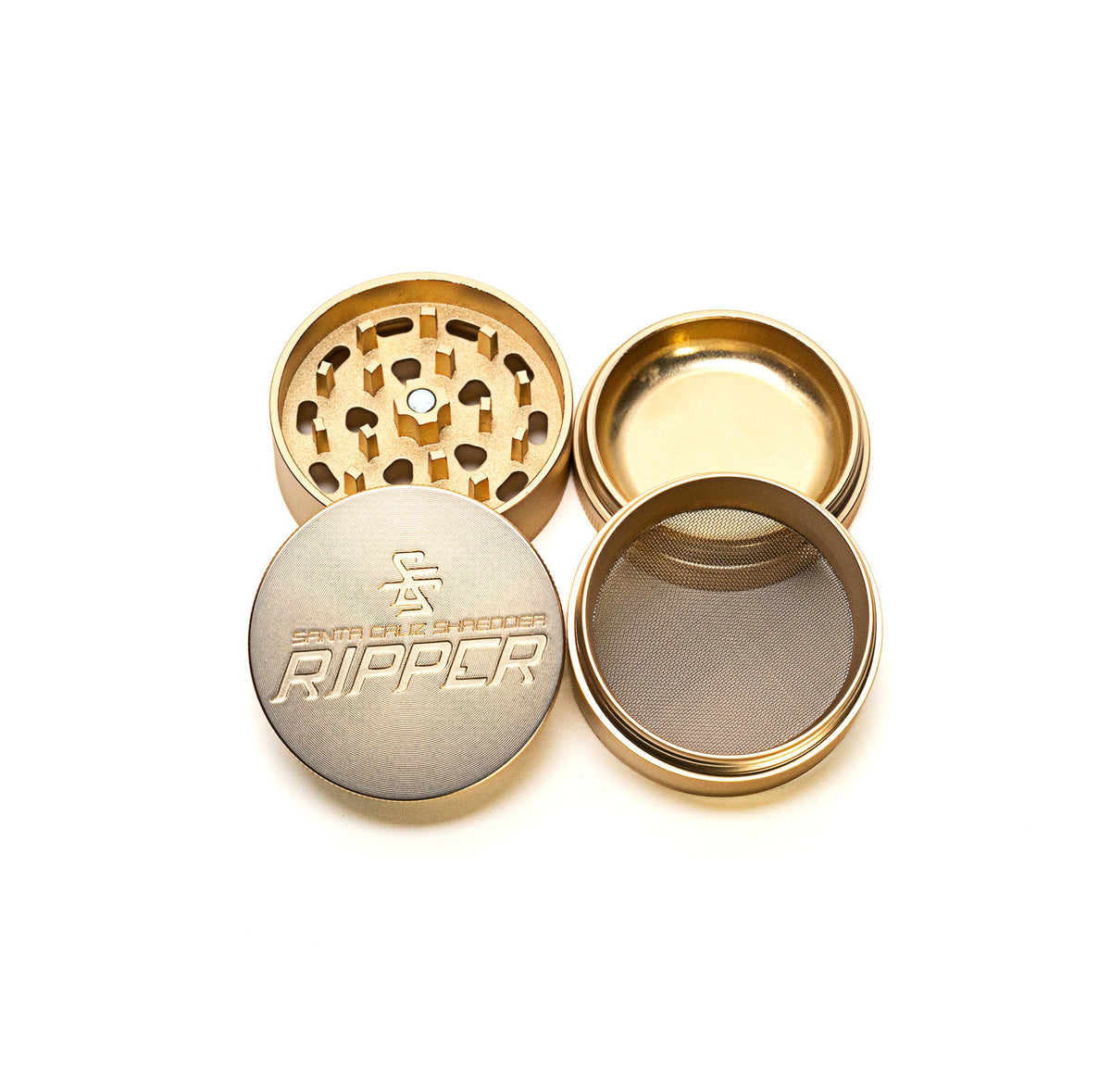 Santa Cruz - Ripper 4 Piece Alloy Medium Herb Grinder
