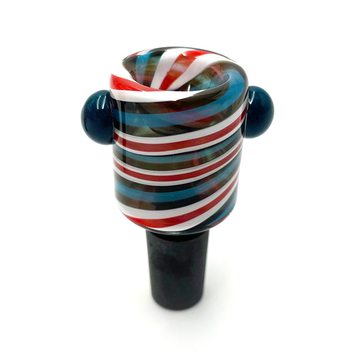 14mm Glass Swirl Bowl