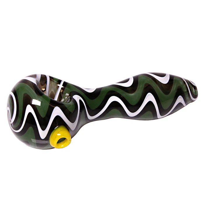 Colour Swirl Glass Spoon Pipe
