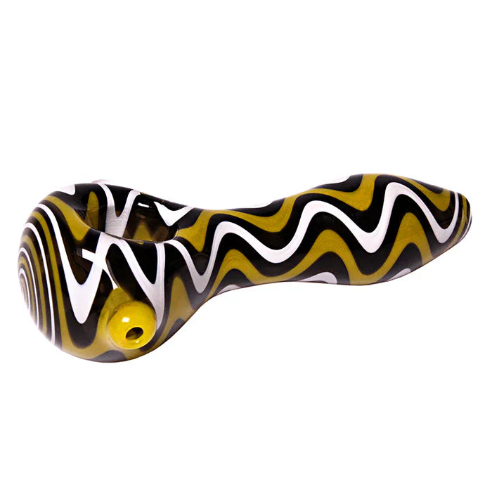 Colour Swirl Glass Spoon Pipe