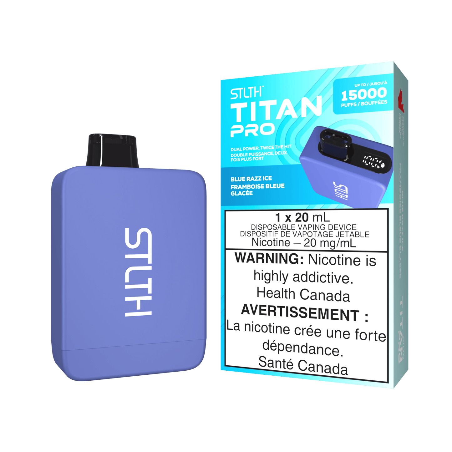 STLTH Titan Pro - Blue Razz Ice [FED]