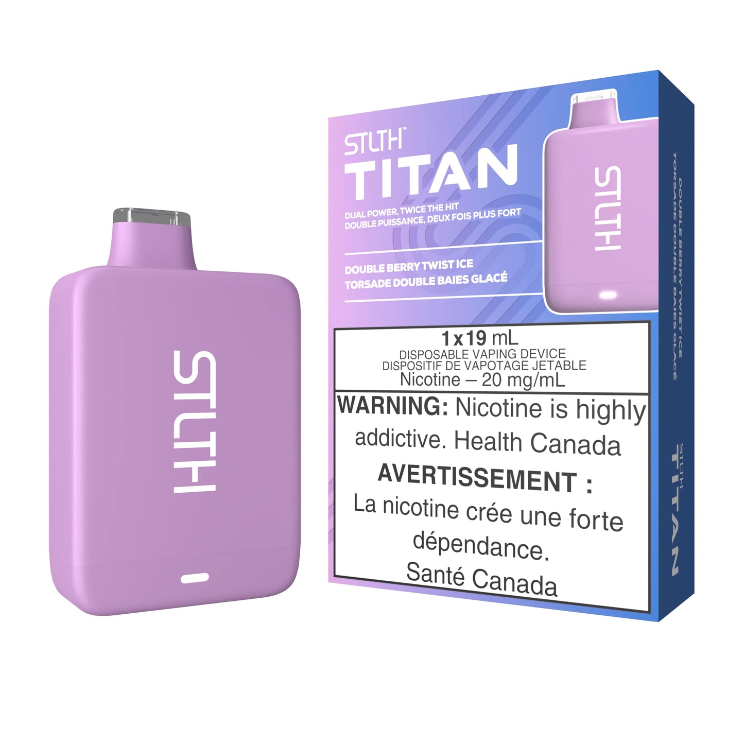 STLTH Titan - Glace torsadée à double baie