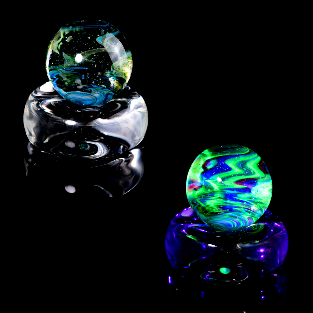 Indo Glass - Tail End Marble - 1