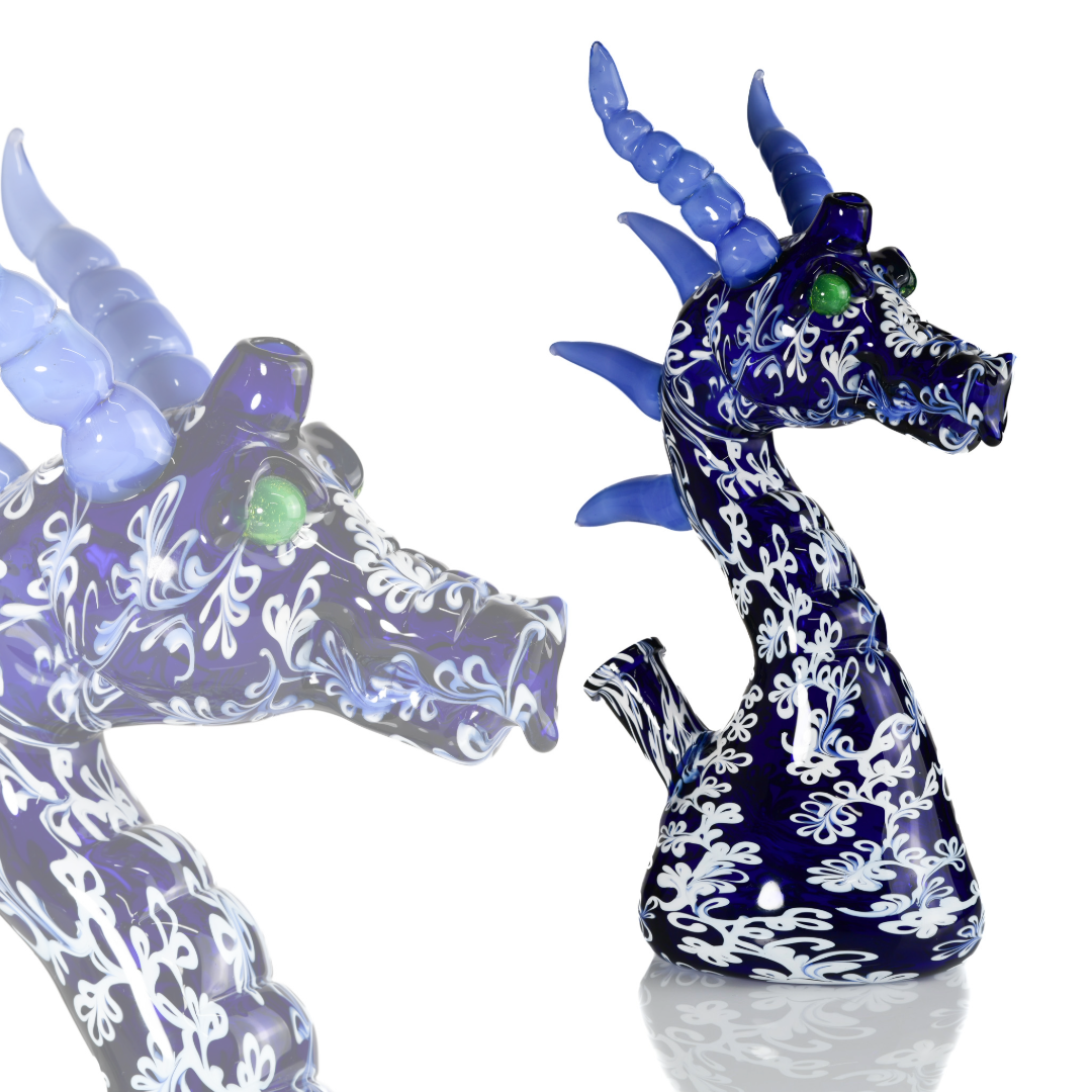Tony Kazy x Sqwash Glass - Paisley Dragron Rig