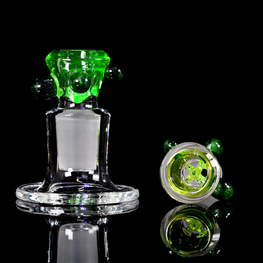 Discobox Glass - 18mm 4 Hole Colour Slide - 8