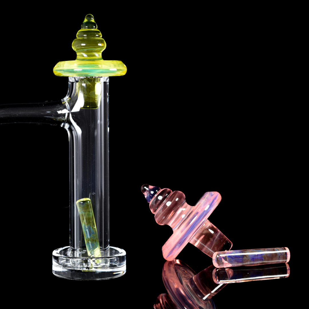 Disco Box Glass - Joy Pop Control Tower Cap W/ Pillar - 1