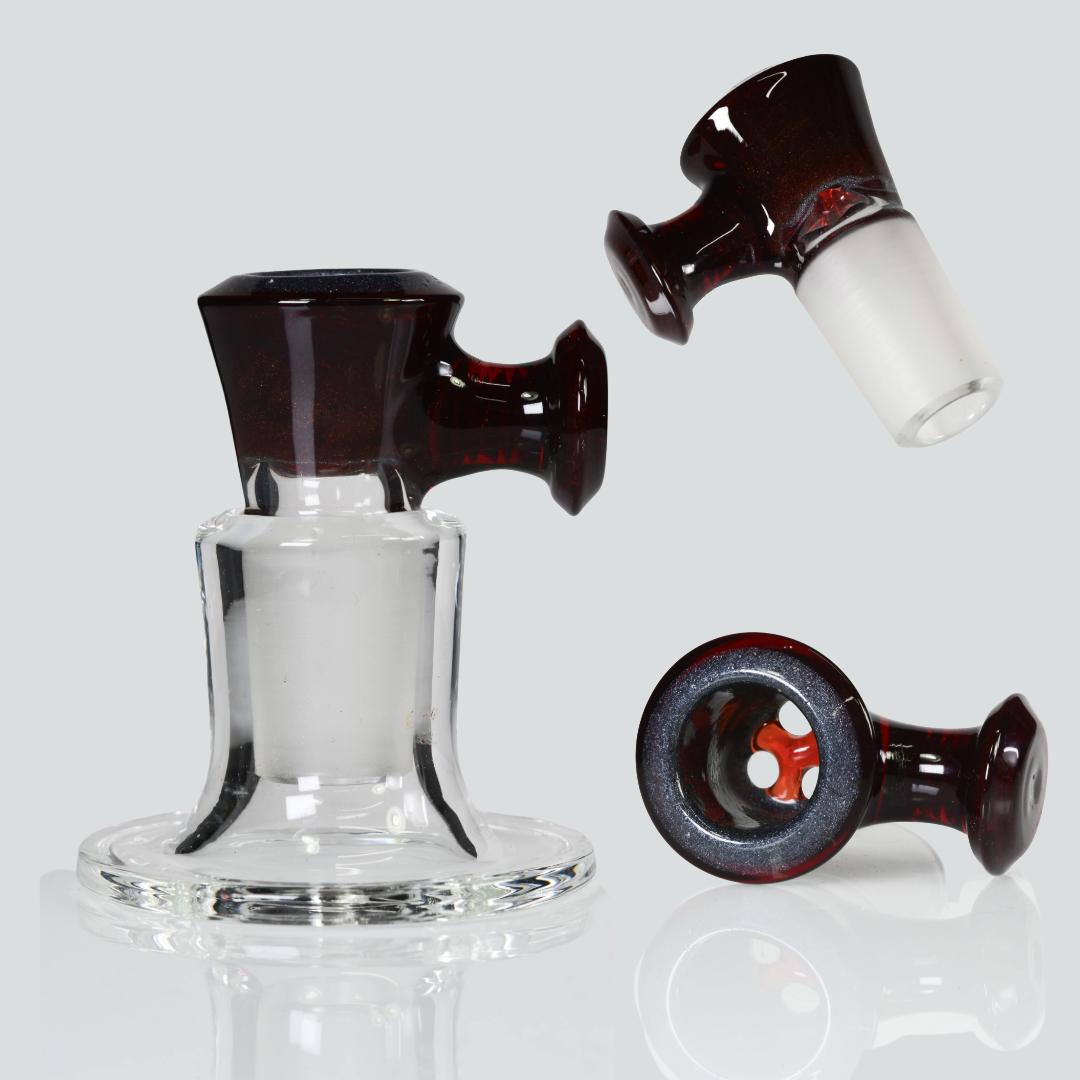 Max J Connors Glass - 18mm 3 Coloured Slide