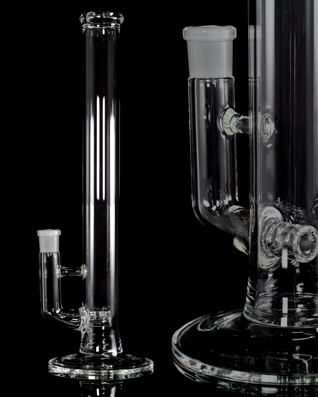 Green Belt Glass - Clear Stemline - 1