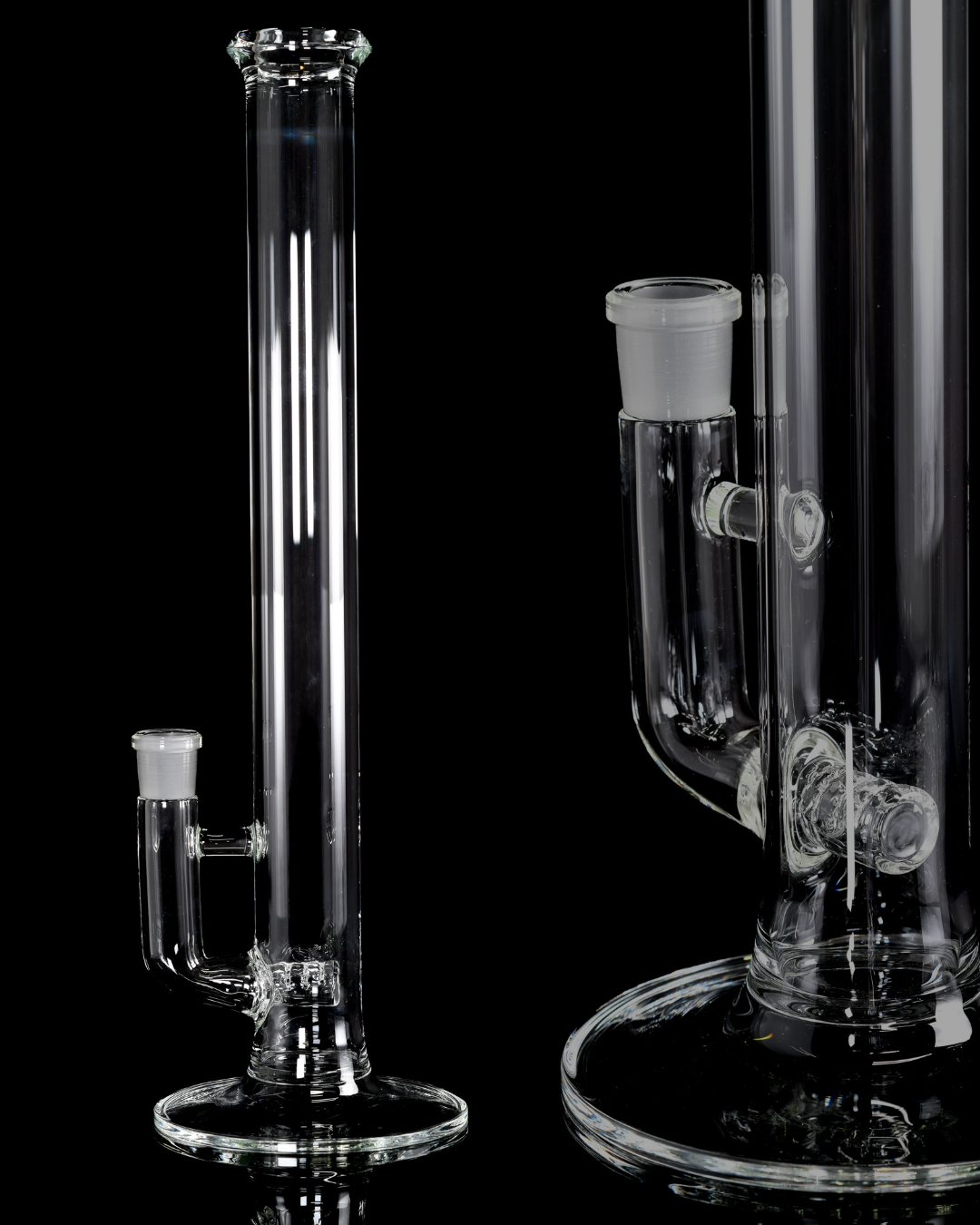 Green Belt Glass - Clear Stemline - 3
