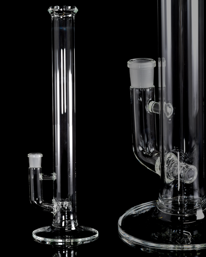 Green Belt Glass - Clear Stemline - 3
