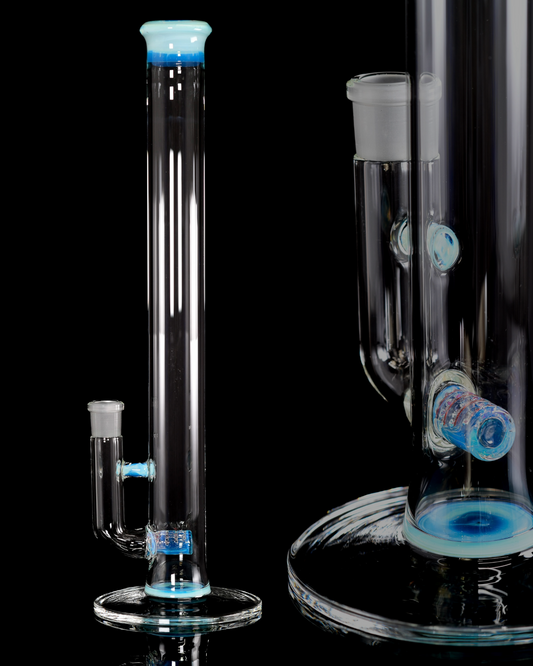 Green Belt Glass - Colour Accented Stemline - Marina Under Clear